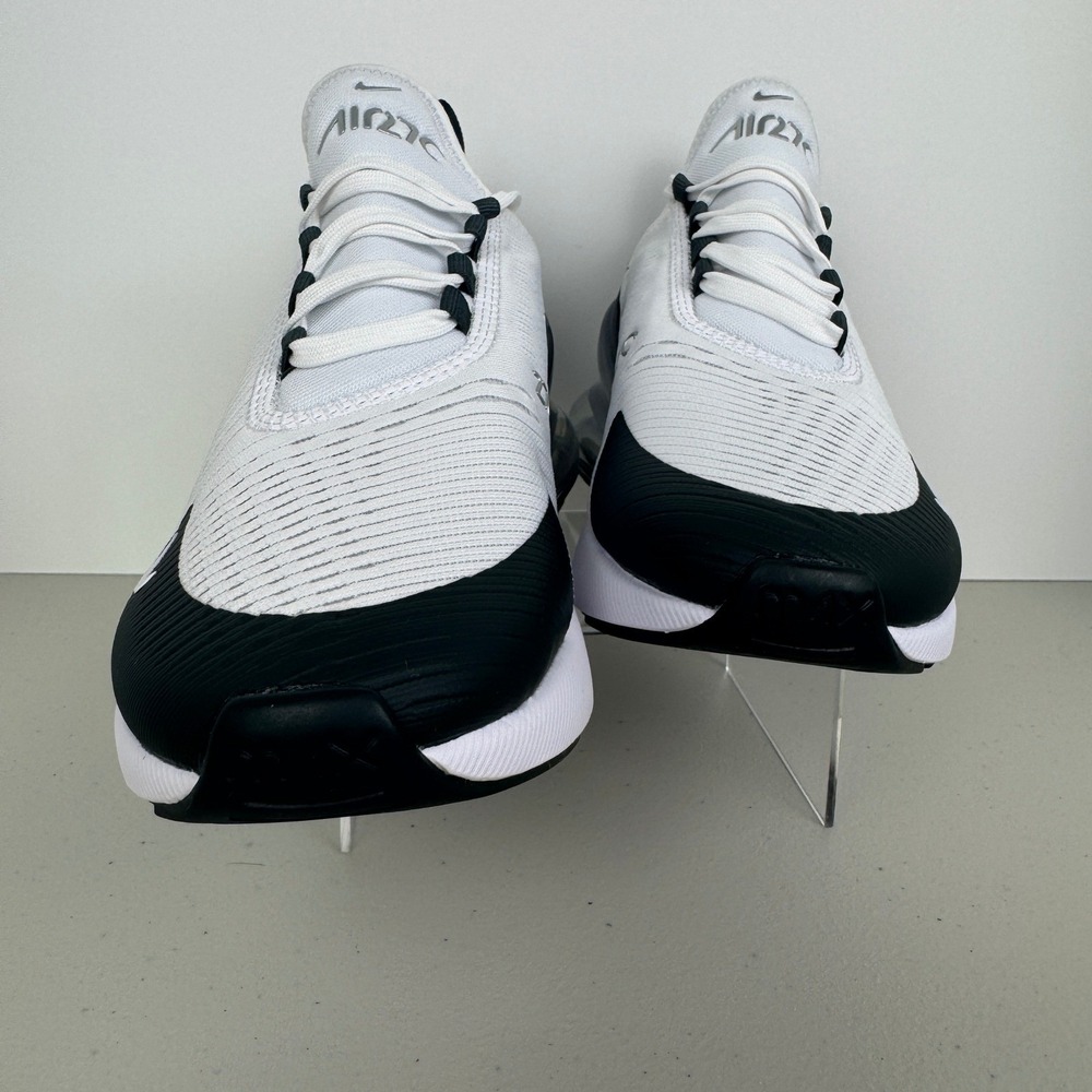 Nike Air Max 270 White Black Silver Running Shoes DQ7652-100 Women Size 8 NEW - Picture 8 of 16